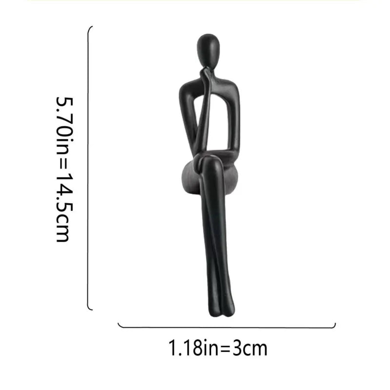 Abstract Bookshelf Decor Figurines