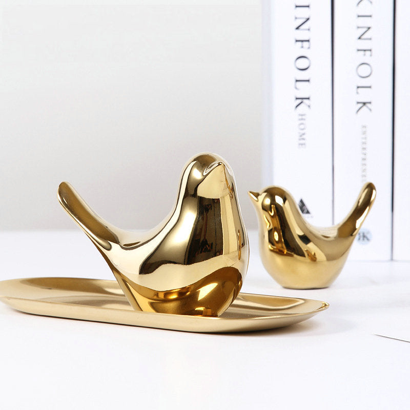 Ceramic Songbird Decor