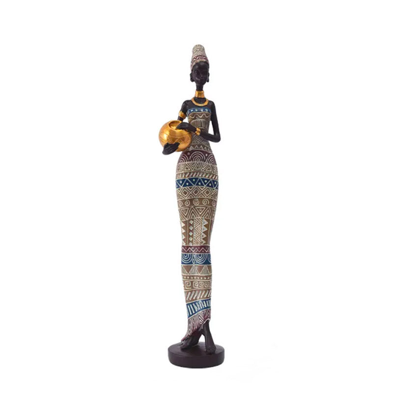 Large <br> African Statue