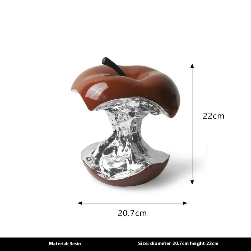 Ceramic Apple Sculpture