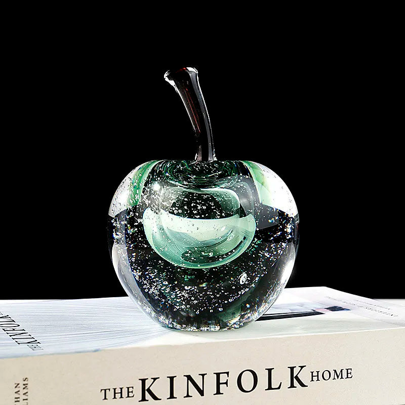 Aurora Glass Fruit Sculpture