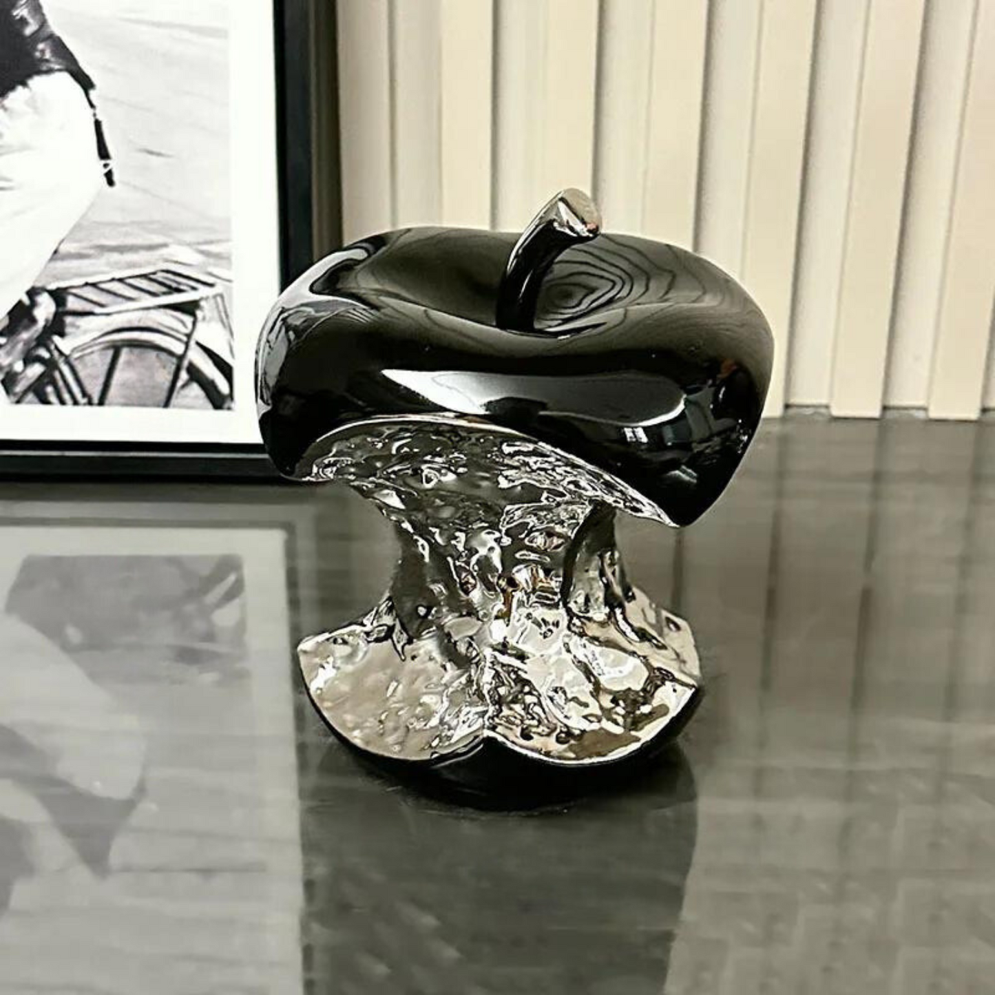 Ceramic Apple Sculpture