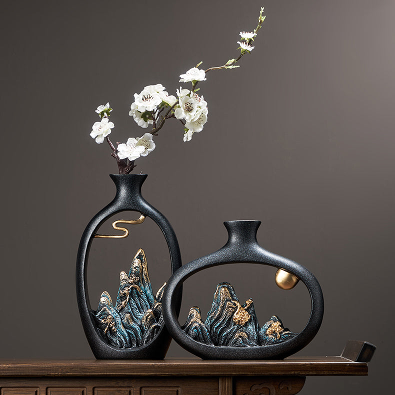 Japanese Decor Art Vase