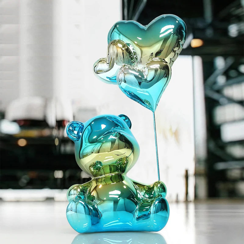 Metallic Balloon Bear