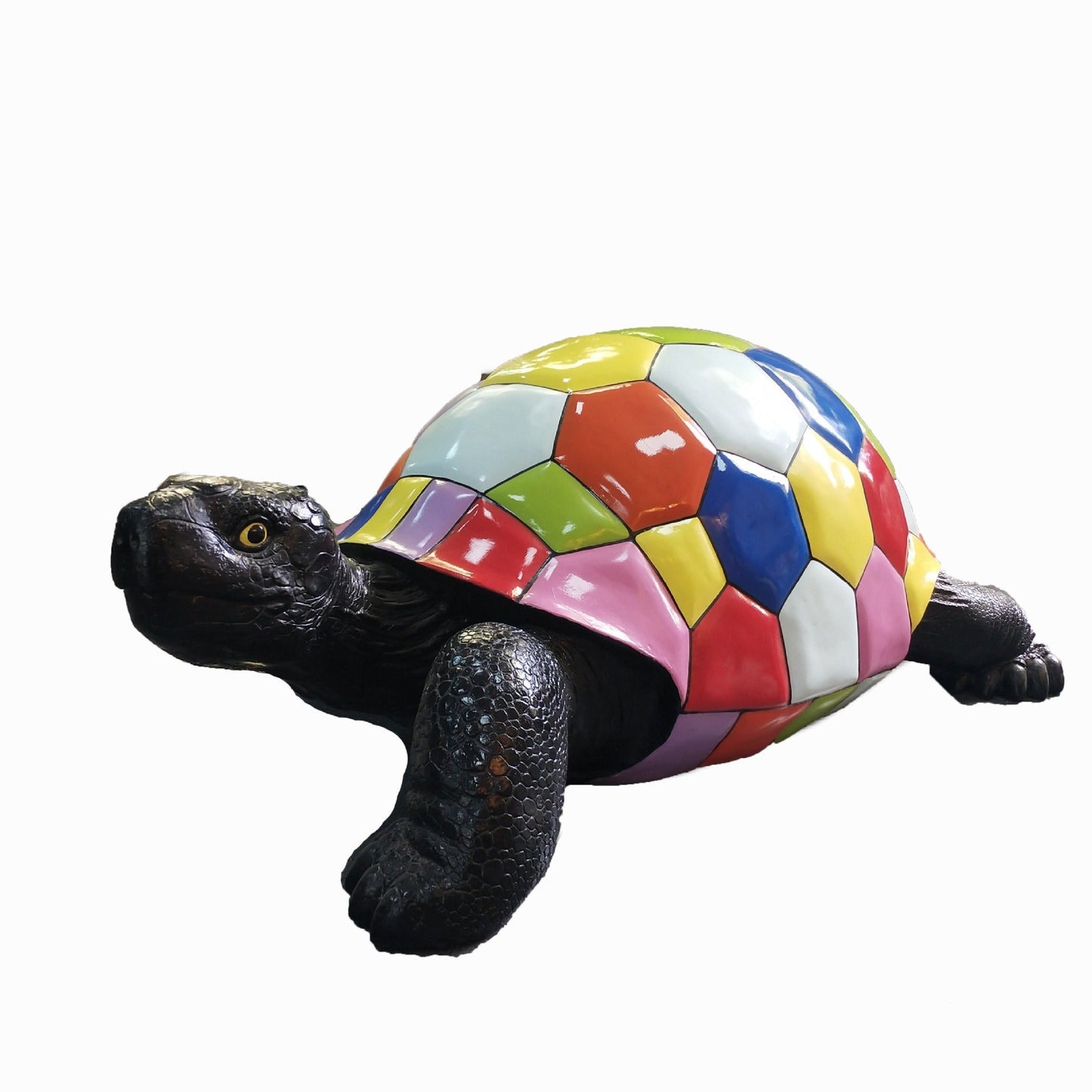 Turtle Statue, Resin, Pop Art, 45 cm