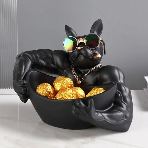 Masculine French Bulldog Tray