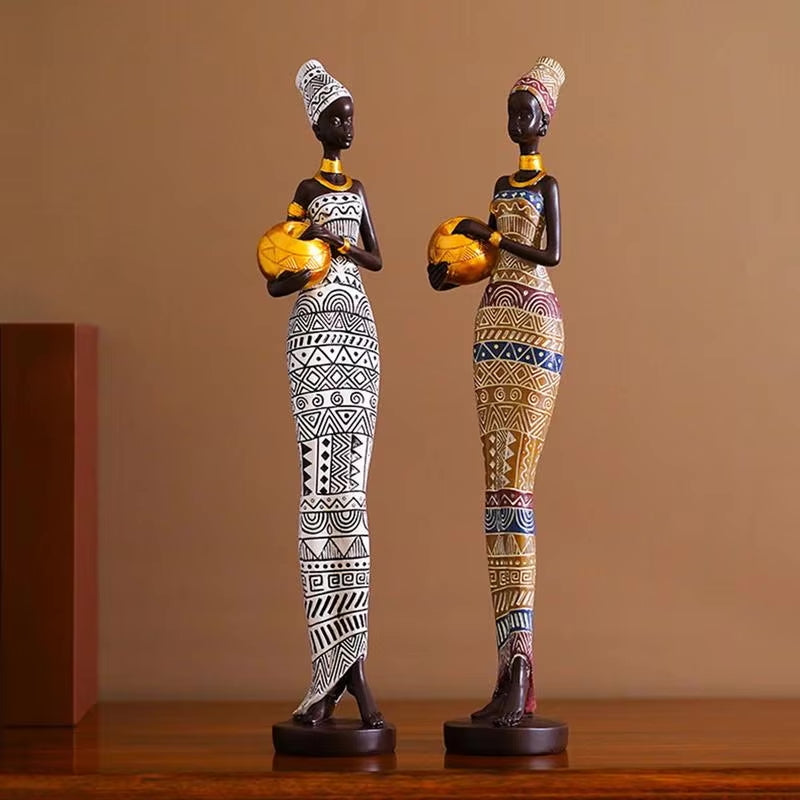 Retro African Statue