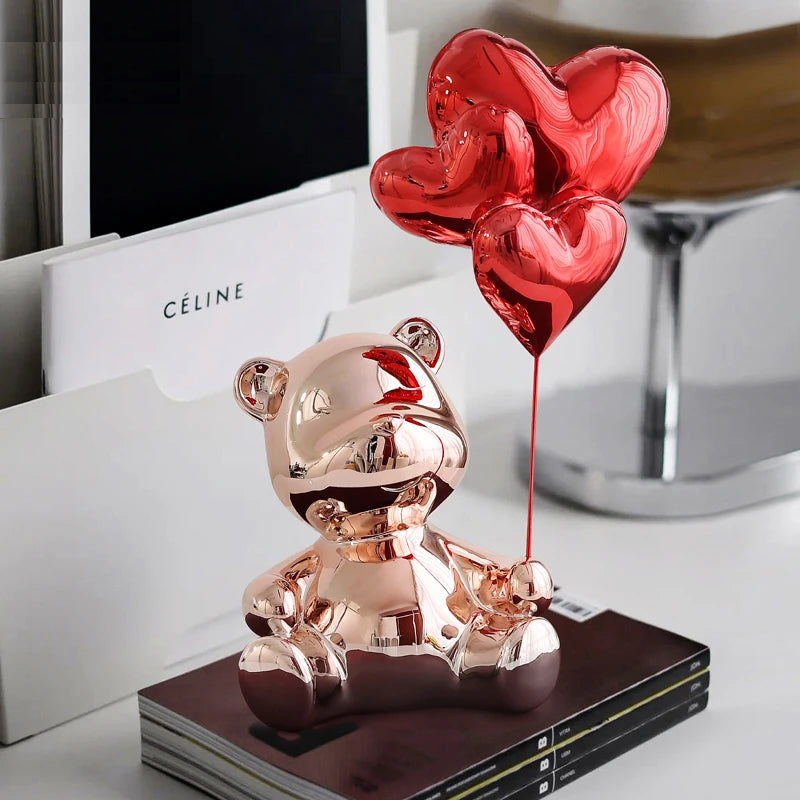 Metallic Balloon Bear