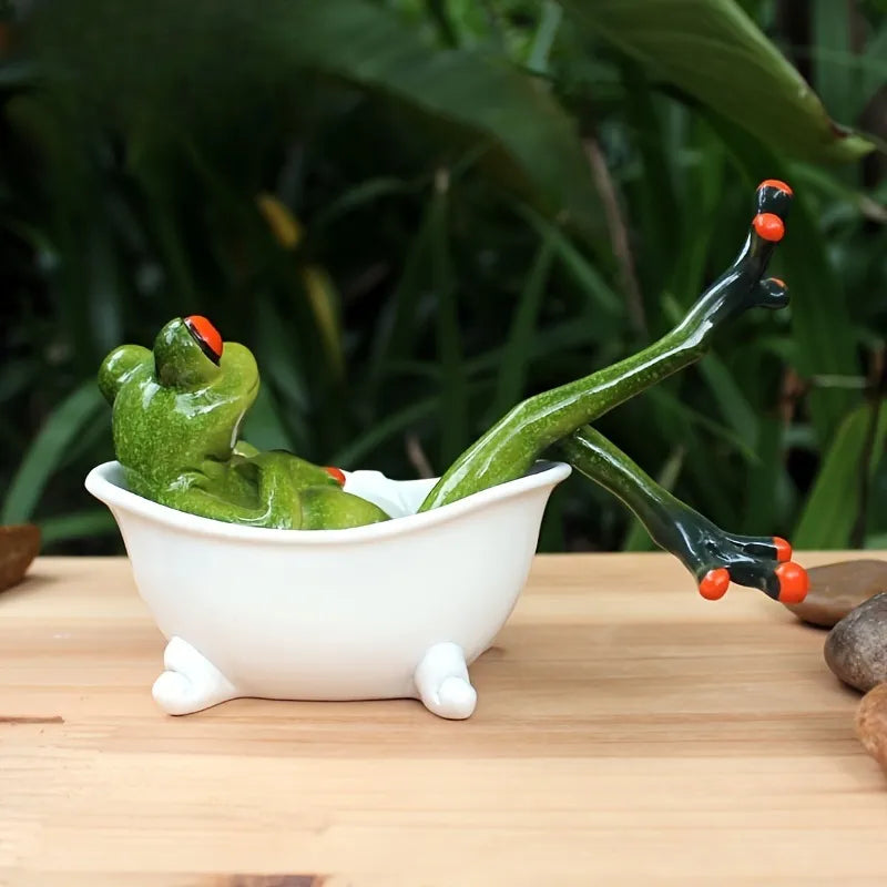 Croak ‘n’ Roll Frog Sculpture