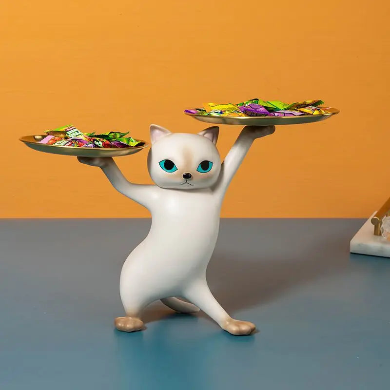 Whisker Butler™ Cat Tray Sculpture