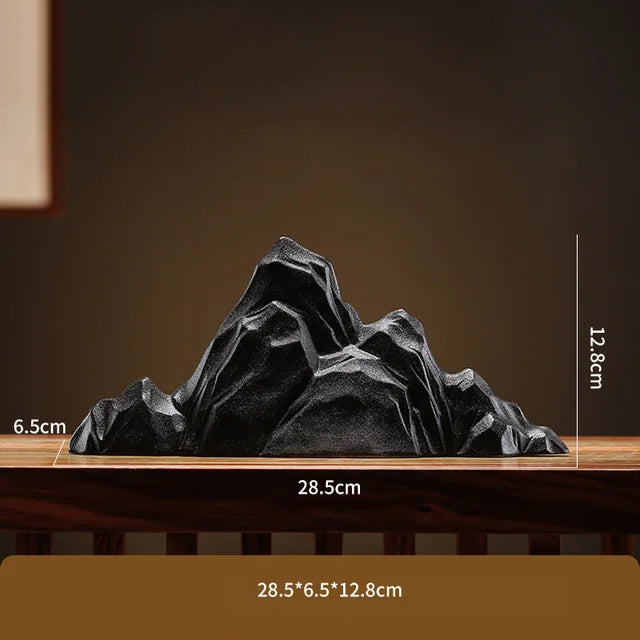 3D Oriental Mountain Decor