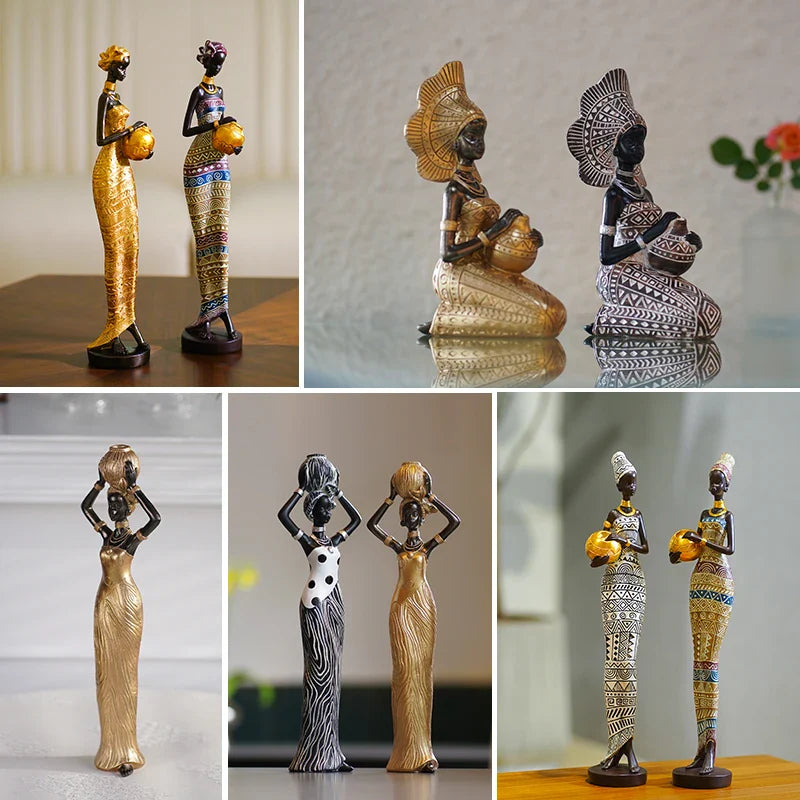 Retro African Statue