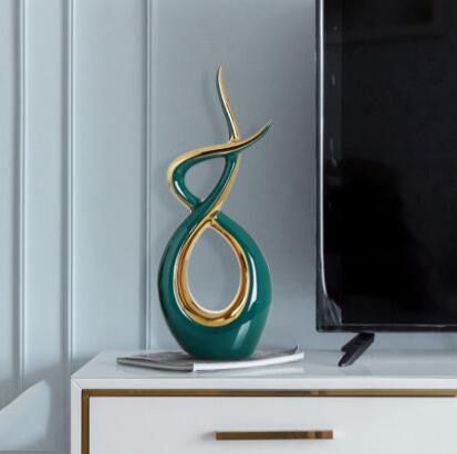 Abstract Sculpture <br/> Golden Embrace