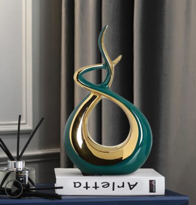 Abstract Sculpture <br/> Golden Embrace