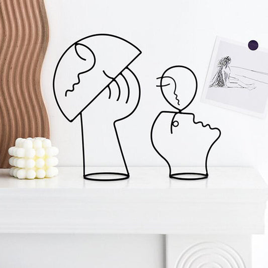 Abstract Face Ornament Decor