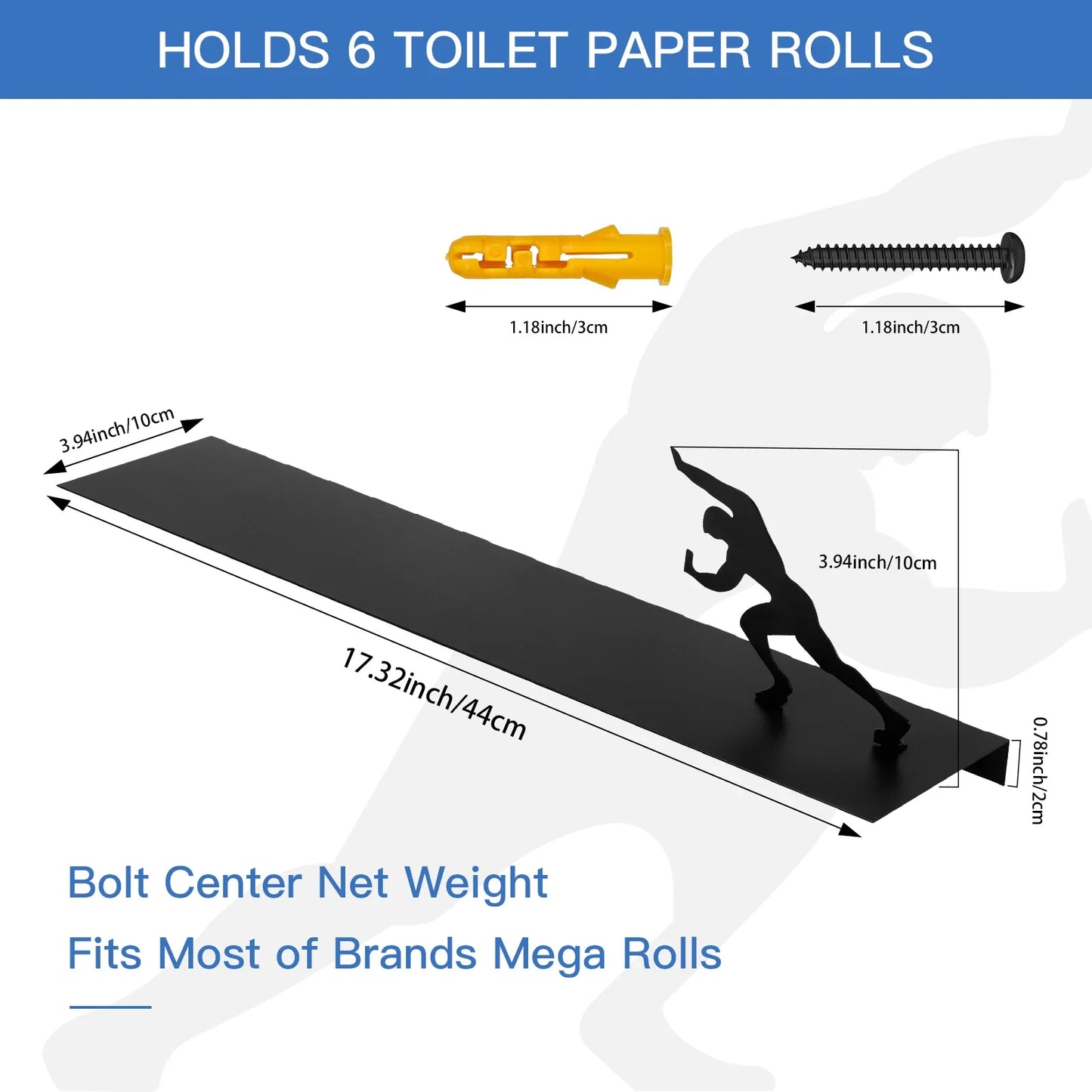 Rolls of Strength™ Toilet Paper Holder