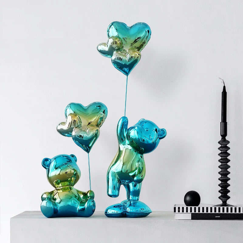Metallic Balloon Bear