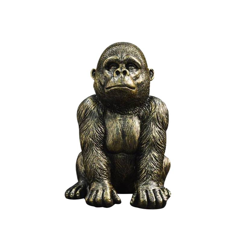 Black Gorilla <br> Statue 19 cm