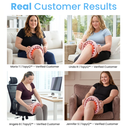 TopyQ™  Cellulite Roller–Patented Ergonomic Anti-Cellulite Massager