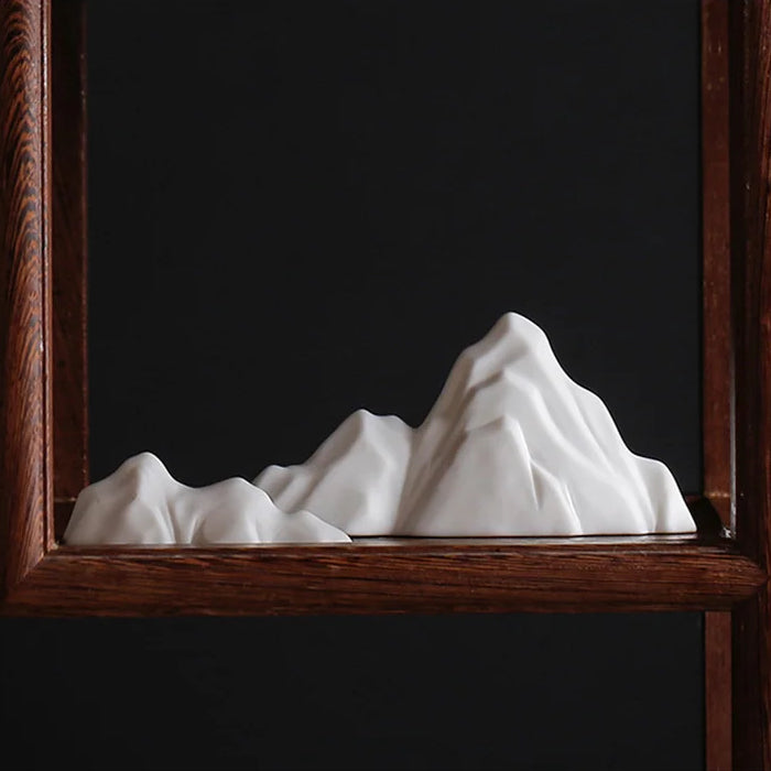 3D Oriental Mountain Decor