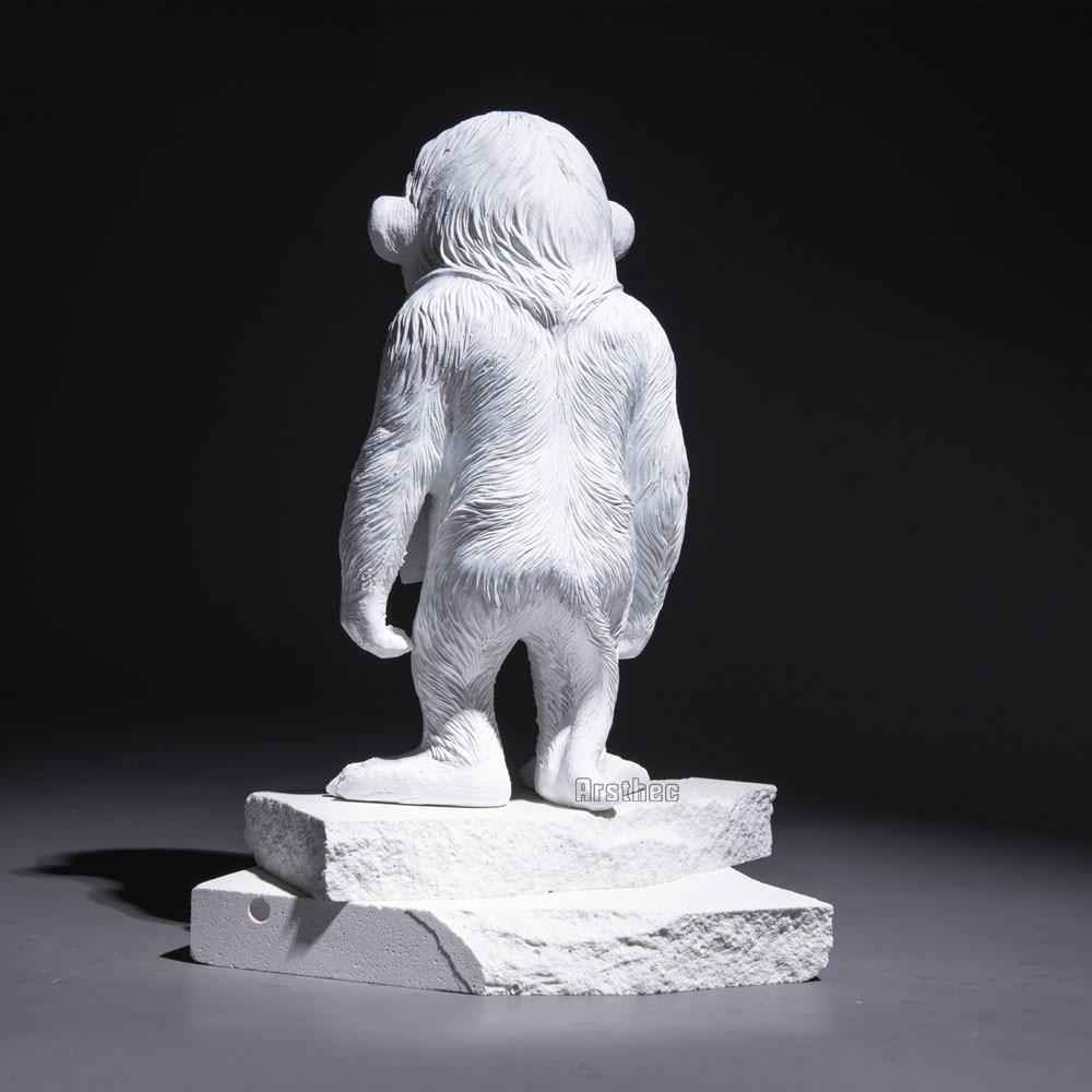 Banksy Monkey Street Art Sculpture