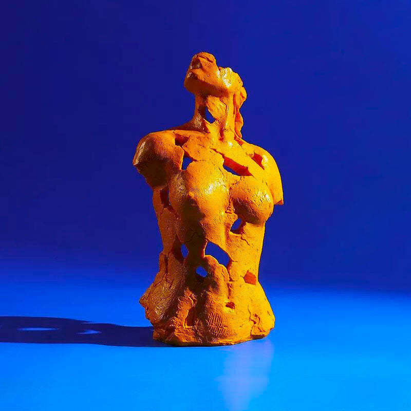 Contemporary Sculpture <br/> Colorful Bust Sculpture