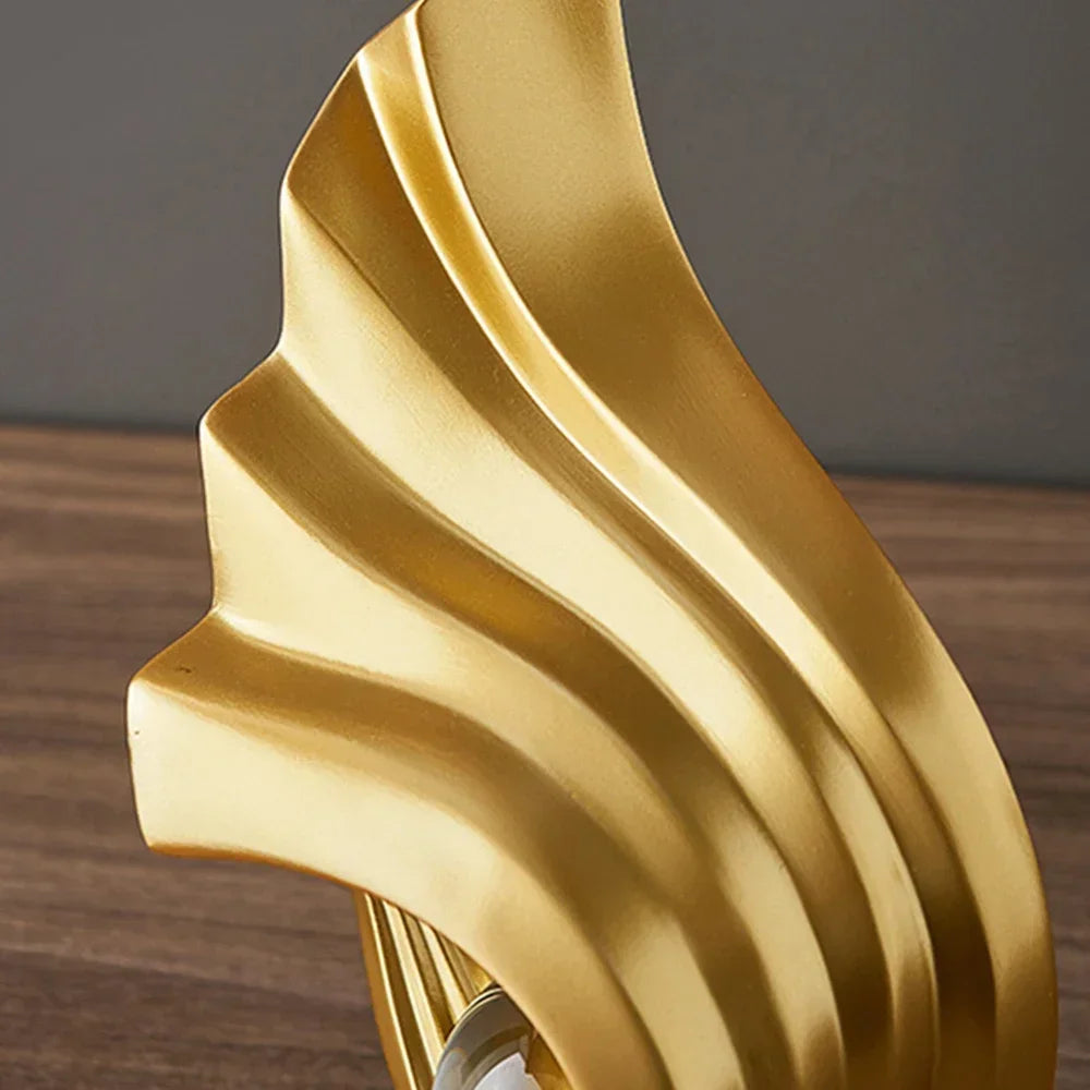 Golden Fire Statue