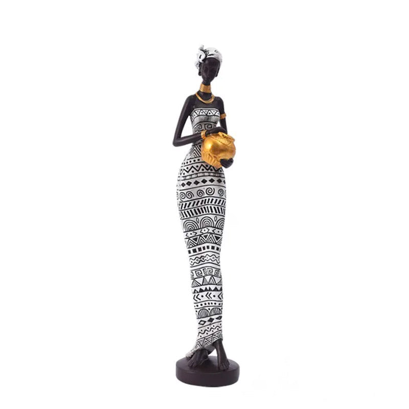 Large <br> African Statue