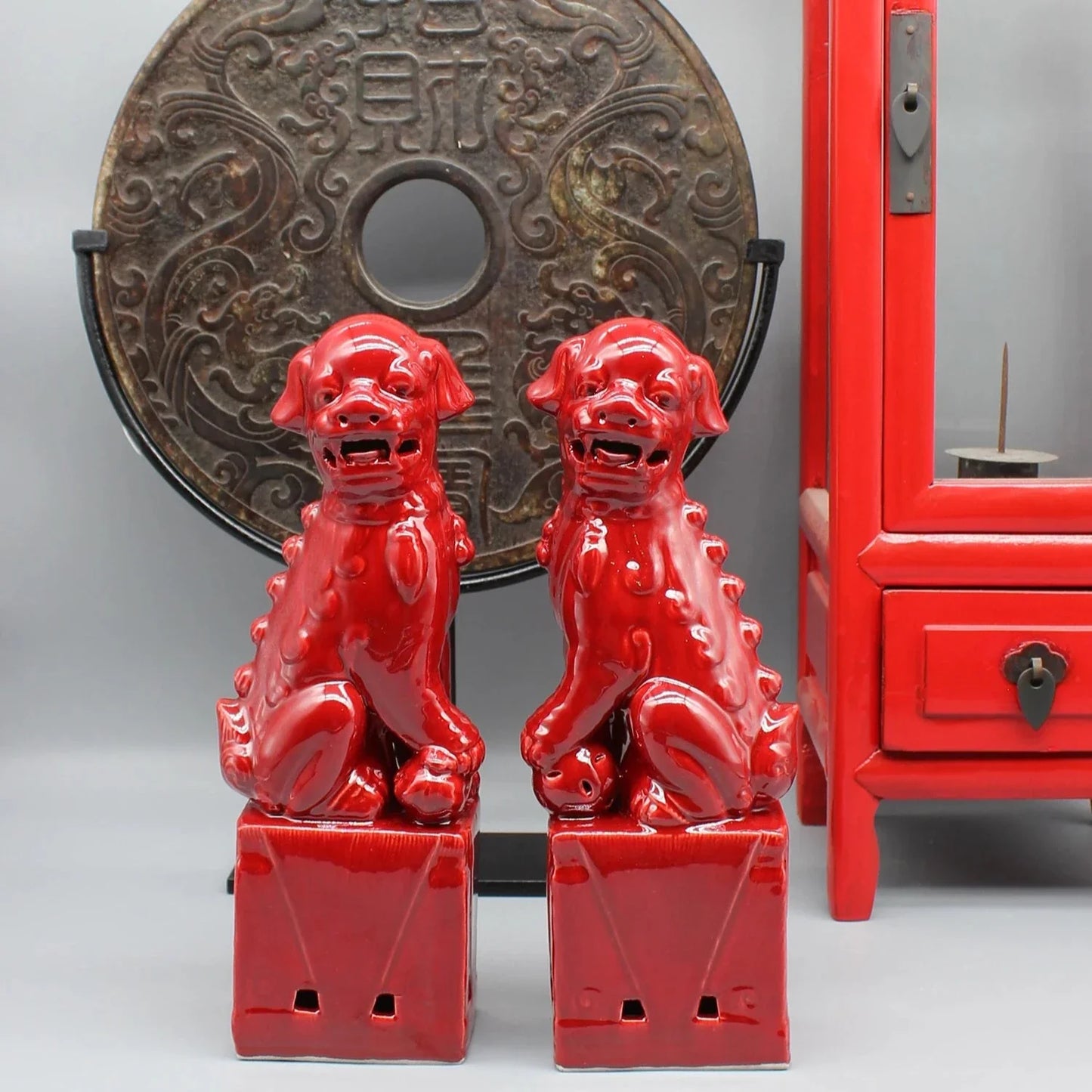 Ceramic Guardian Lion