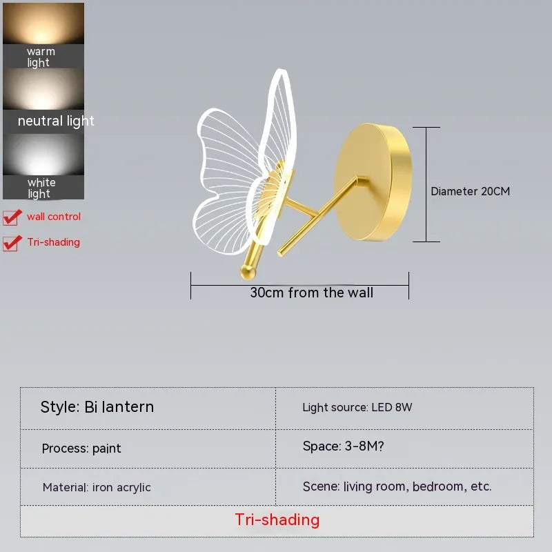 Nordic Butterfly LED Table Lamp