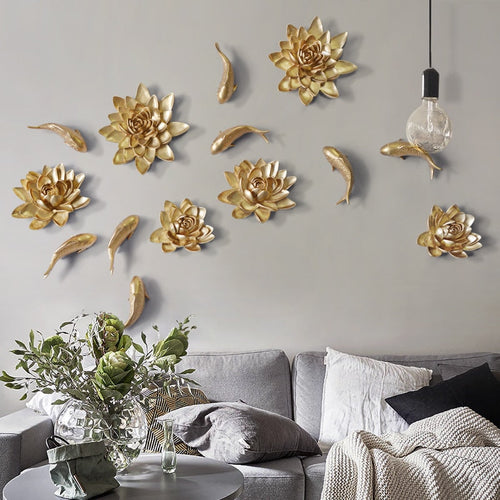 Fish In The Pond Wall Decor