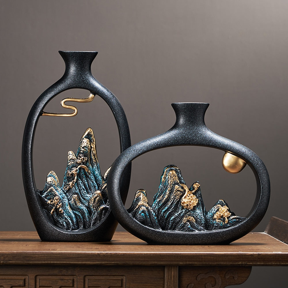 Japanese Decor Art Vase
