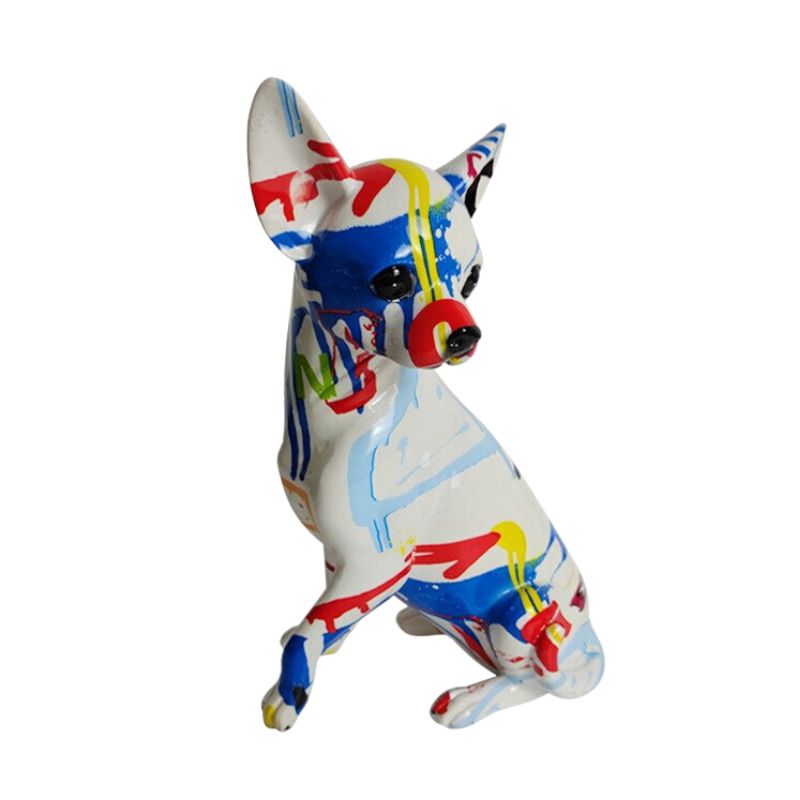 Dog Statue <br> Chihuahua Statuette 25 cm