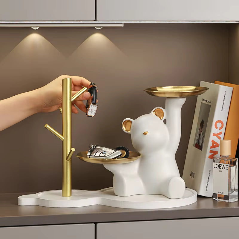 Ceramic Teddy Tray