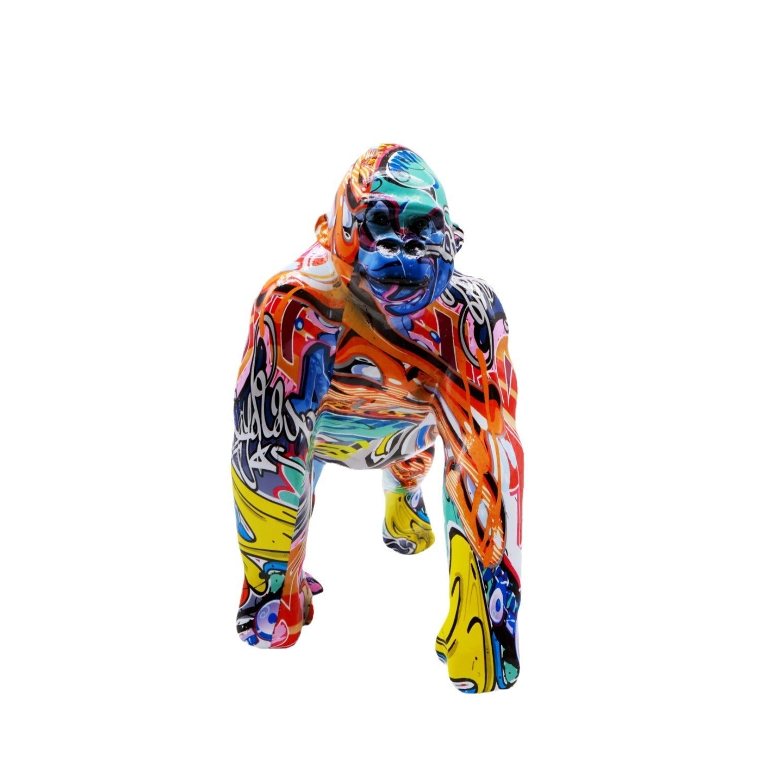 Gorilla Statue, Resin, Eighties, 26 cm
