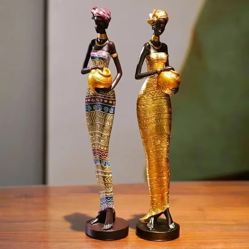 Retro African Statue