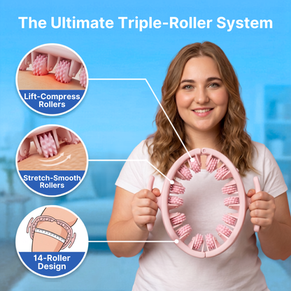 TopyQ™  Cellulite Roller–Patented Ergonomic Anti-Cellulite Massager