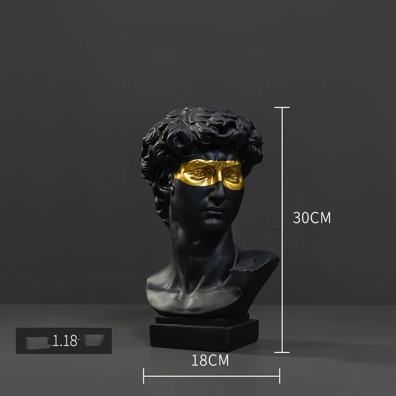 Head Of David Sculpture