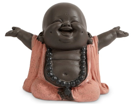 Welcoming Laughing Buddha Statue 8 cm