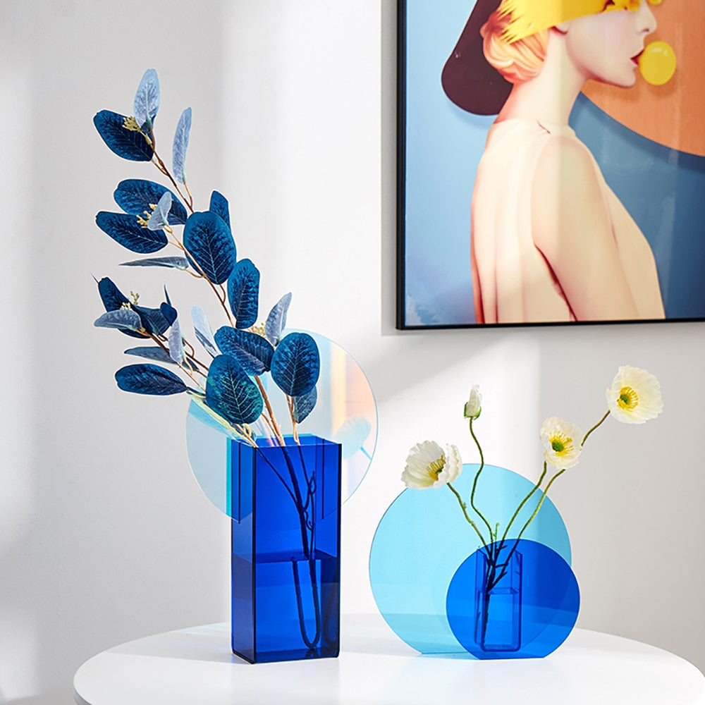 Duo Color Acrylic Vase