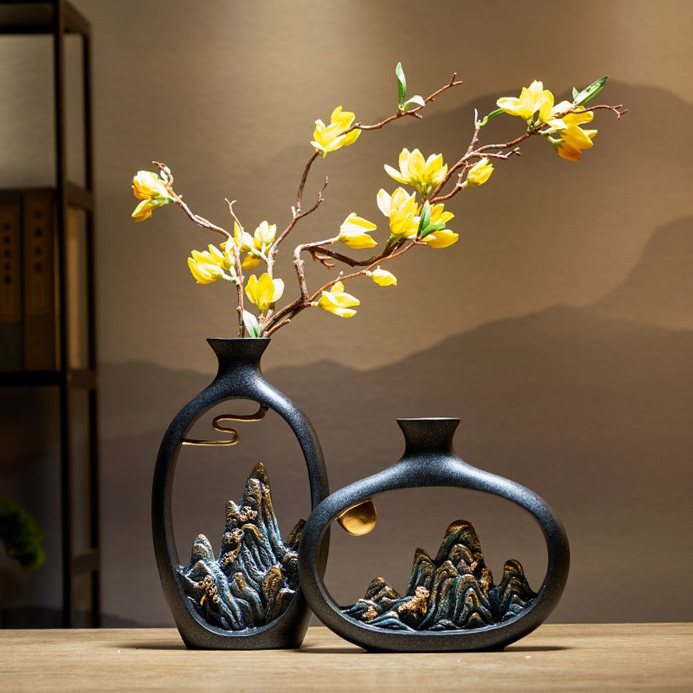 Japanese Decor Art Vase