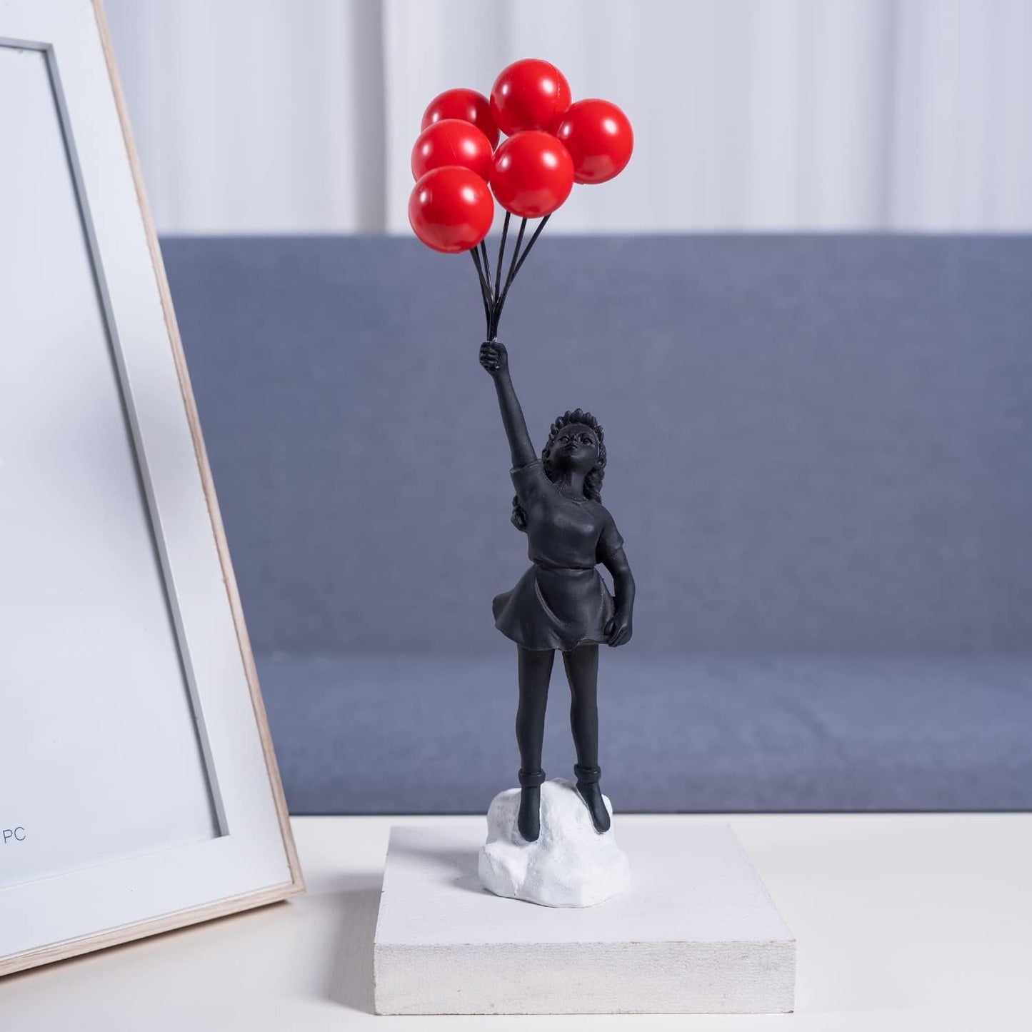 Fly Away Balloon Girl Sculpture