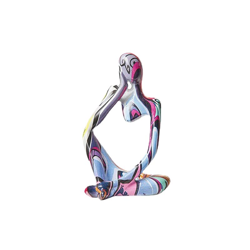 Contemporary Sculpture <br> Graffiti Thinker Statuette