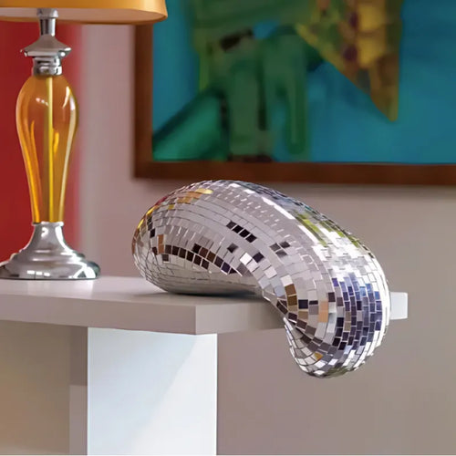 Melting Disco Ball Sculptures