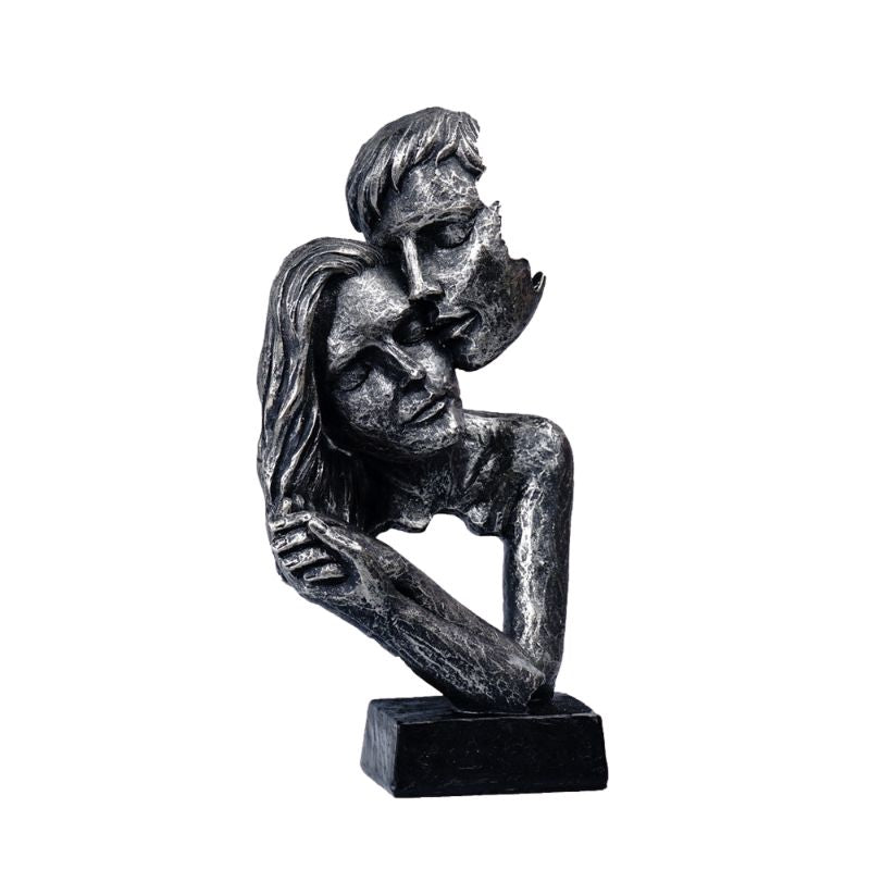 Couple Face Sculpture
