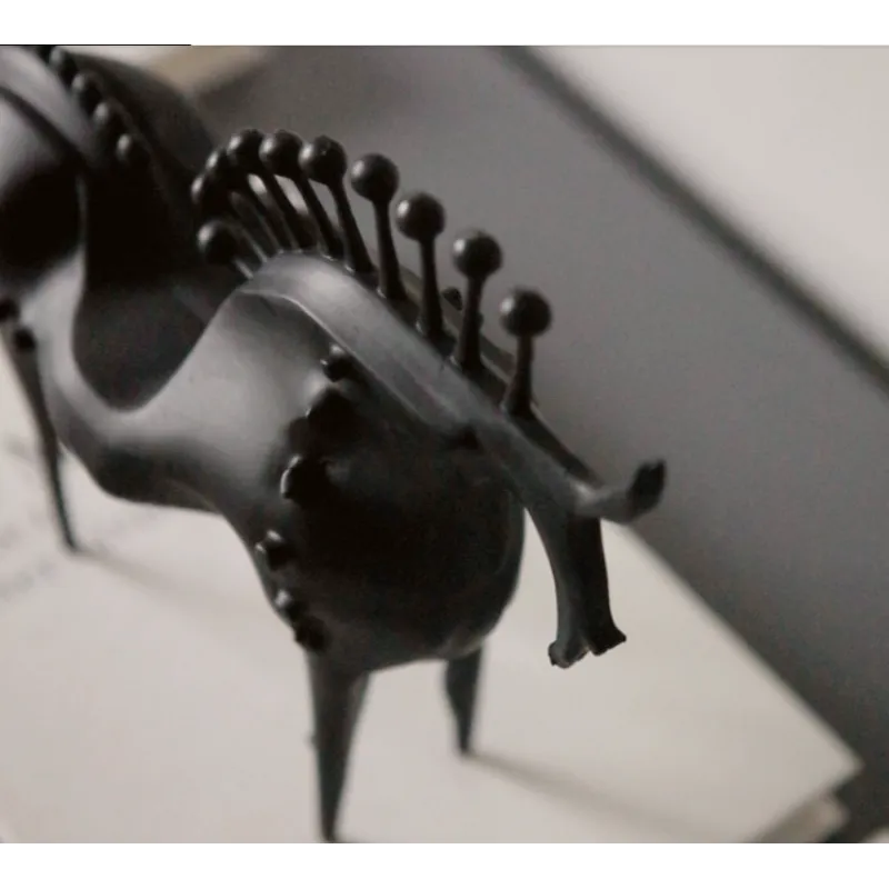 Abstract Horse Metal Sculpture