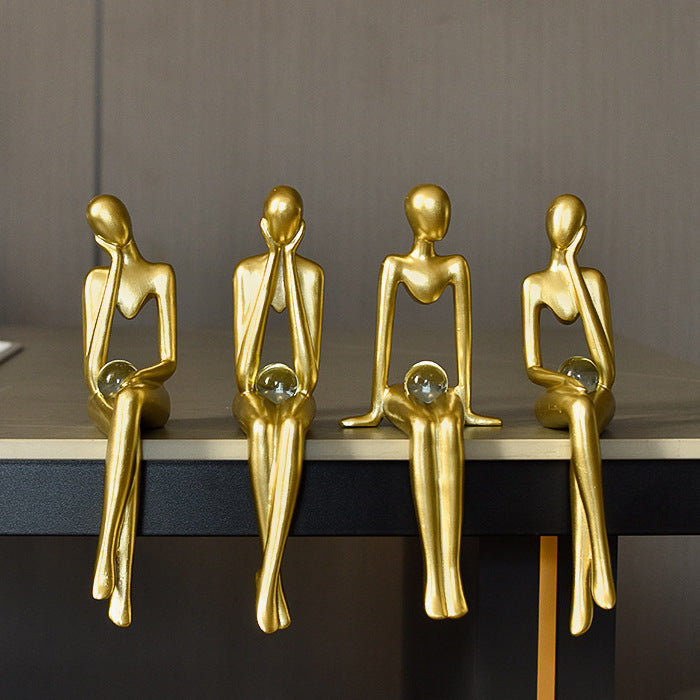 Abstract Thinker Decor