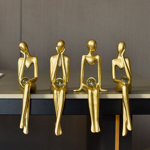 Abstract Thinker Decor