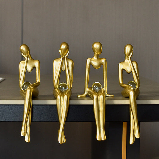Abstract Thinker Decor