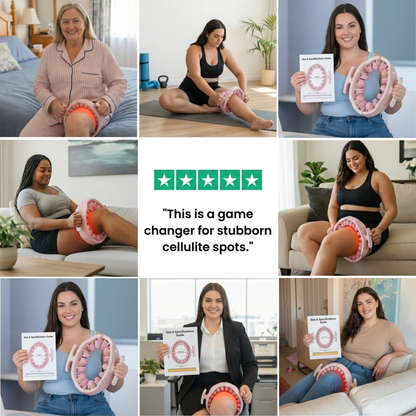 TopyQ™  Cellulite Roller–Patented Ergonomic Anti-Cellulite Massager